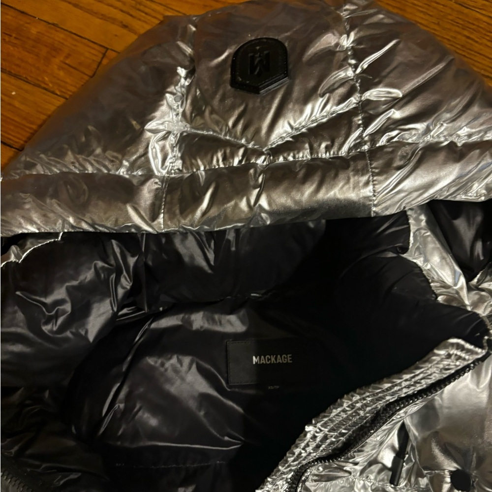 Authentic Silver Mackage Bubble Coat - image 3